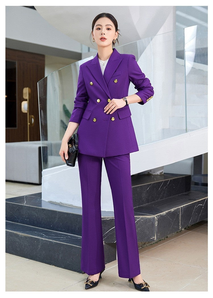 Fashion Office Lady Formal Pants Suit