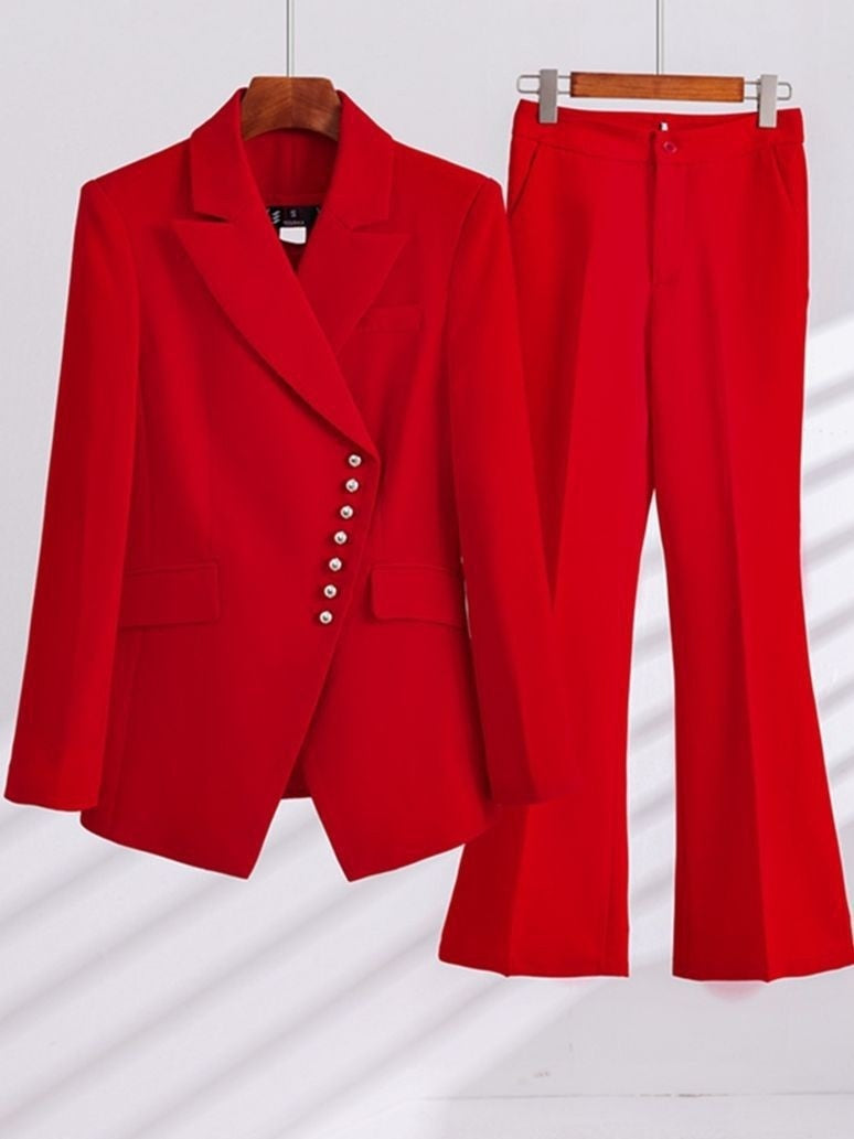 Fashion Office Lady Formal Pants Suit