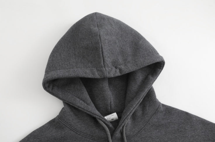 270G Fleece Hooded Sweatshirt With Rope S-2XL, POD Can Be Customized Including Embryo And Print