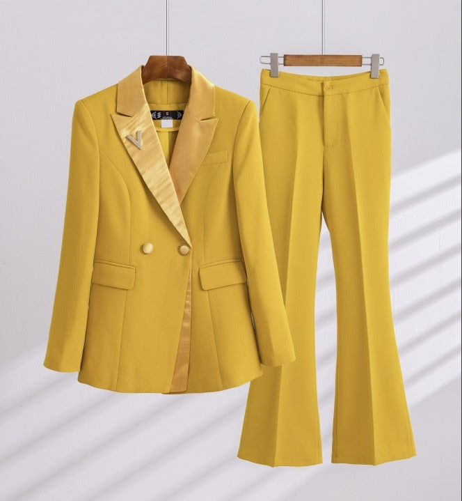 Fashion Office Lady Formal Pants Suit