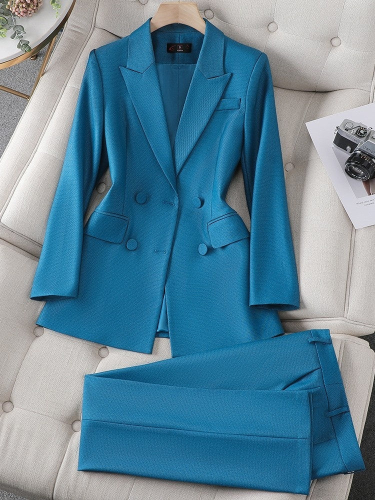 Fashion Office Lady Formal Pants Suit