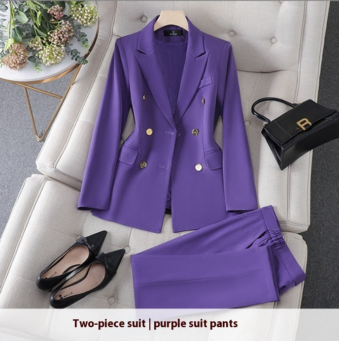 Fashion Office Lady Formal Pants Suit